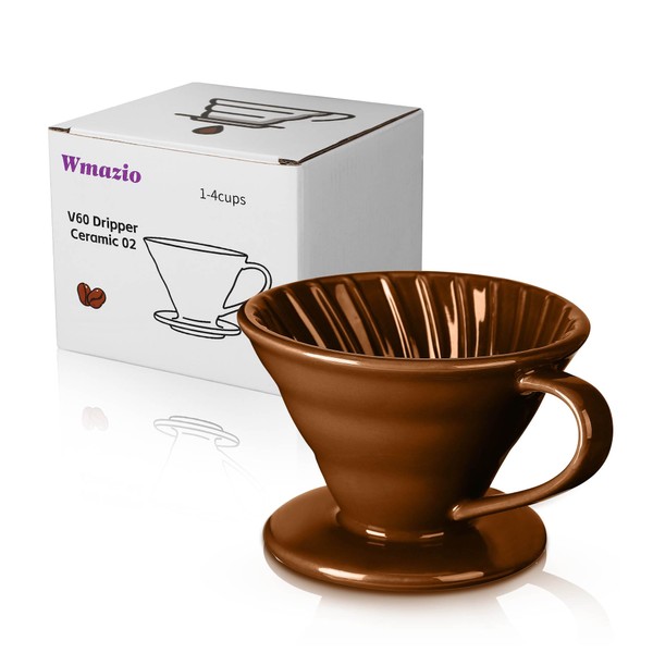 Pour Over Coffee Dripper - Ceramic Pour Over Cup, Pour