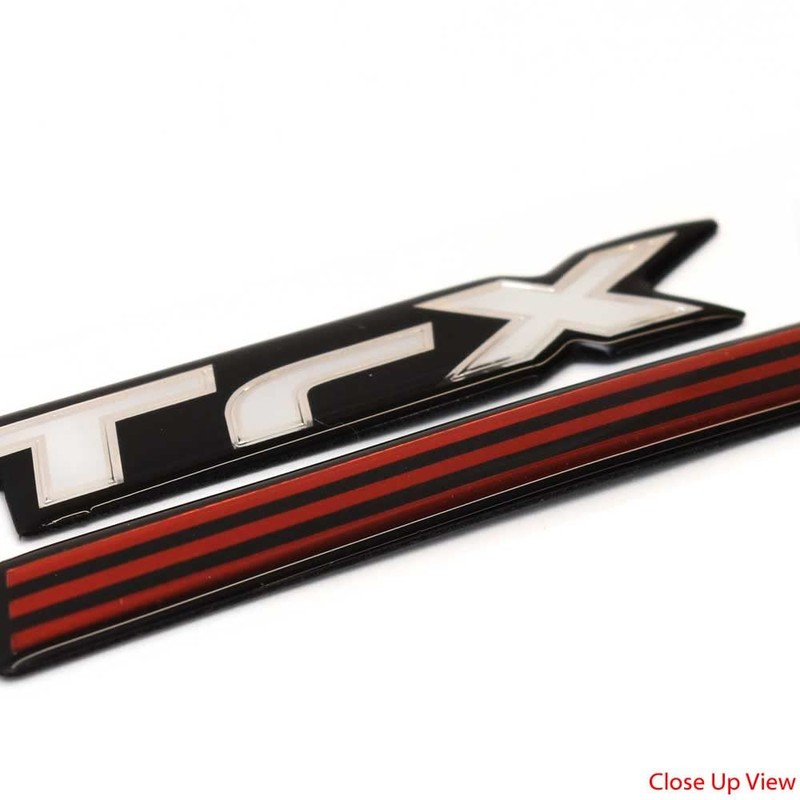 Triton Boat Raised Emblem Decal Sticker | Black White