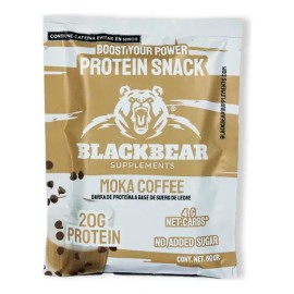 Caja Con 10 Barras De Proteina Sabor Moka Coffe Blackbear                                                                                             