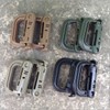AIMALL 2pcs Tactical Carabiner Hook D-Ring Clip for Military Backpack