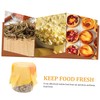 Baluue 3pcs Reusable Beeswax Wraps for Food Storage Organic Biodegradable