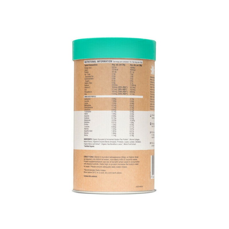Amazonia RAW Collagen Protein + Vanilla Maple, 450g