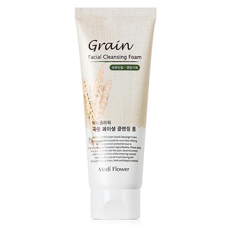 Mediflower Grain Facial Deep Cleansing Foam 150mlx4 / 메디플라워 곡물