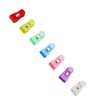 100 Pcs Plastic Clip Colorful Clear Clothespins Photos Crafts Memos
