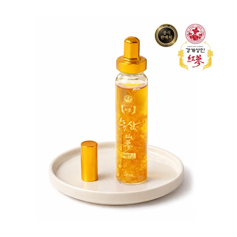 강개상인 흑삼 산삼배양근(20ml x 20입) 앰플형 감사한 분께 선물하세요 Ganggae