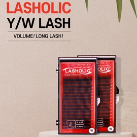 Rashholic Lashholic eyelashes velvet bristle velvet W lash 3D lash J curl 0.15 8mm / 래쉬홀릭 속눈썹 벨벳모 벨벳 W래쉬 3D래쉬 J컬 0.15 8mm