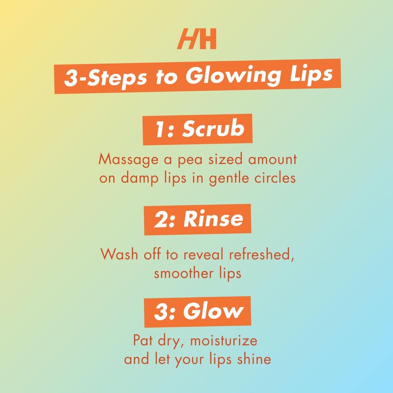 Handmade Heroes Turmeric Lip Scrub with Vitamin C – 100%
