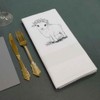 'Cute Lamb with Floral Crown' Cotton Napkin/Dinner Cloth (NK00042111)