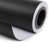 DIYAH 3D Black Carbon Fiber Film Twill Weave Vinyl Sheet