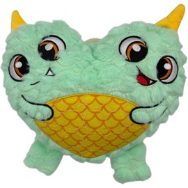 Durable & Strong Dog Toy Blue Two Headed Monster with Squeaker, Kevlar-Reinforced for Aggressive chewers.