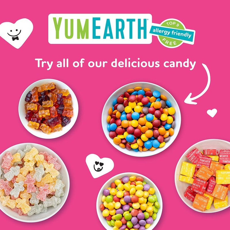 YumEarth Organic Pops Valentine Variety Pack - Fruity Lollipops -