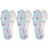 WLLHYF 3 Pairs of Children's Insoles for Shoes, Soft and