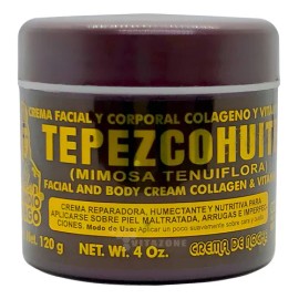 Del Indio Papago Crema 120 g con tepezcohuite, facial y corporal regenerante