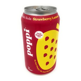 Poppi Strawberry Lemon Prebiotic Soda 12pk, 12 FZ