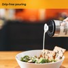 SILBERTHAL Salad Dressing Shaker - Sturdy Glass & Stainless Steel