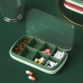알약 간편 통 분리형 휴대용 보관함 여행용 비타민 Portable Pill Organizer Travel Vitamin Container with Easy Separation