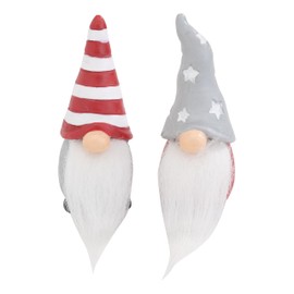 VBS Mini Gnome Mika & Samu Pack of 2 Christmas Ornaments for Craft Projects, Winter and Christmas Decoration, Ideal for DIY and Festive Design