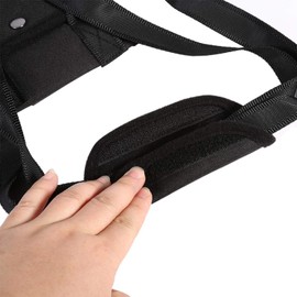 4Sizes Harness Dog Lift Harness Black for Rear Legs Helps Elderly Dogs Arthritis Rehabilitation Rehab Thigh Hip Tools(L)