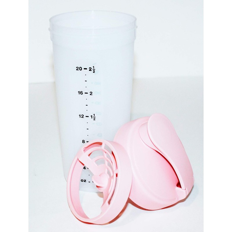 Tupperware Quick Shake Hand Held Mixer in Soft Pink