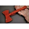 DAMASCUS HANDMADE DAMASCUS STEEL DOUBLE HEAD AXE