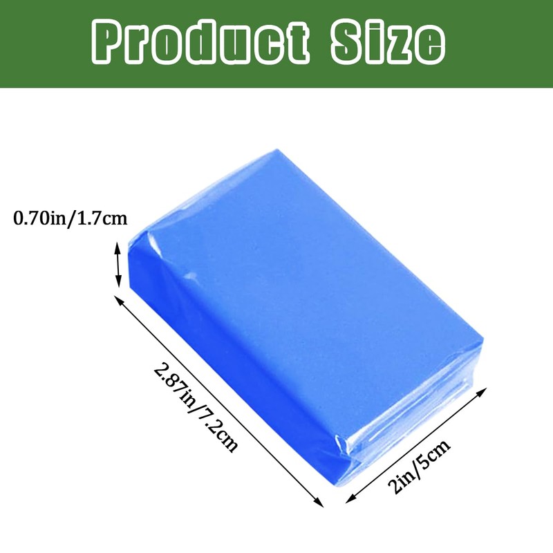 Ruibapa 2 PCS Blue Car Clay Bar 100 g Auto