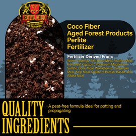 Royal Gold Potting and Propagation Mix, 1.5cu ft - Ideal for Containerized Plants/Gardens, Well-Draining, Peat-Free Formula - Encourages Healthy Root Development