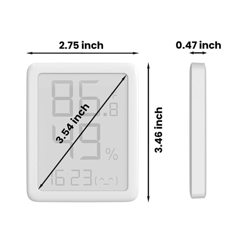 Thermo-Hygrometer for Home | 3.5 '' Large LCD Screen Indoor