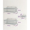 ODesign Shower Caddy 3 Pack SUS304 Stainless Steel-No Drilling-Shower Bathroom