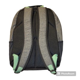 Eastsport Summit Bungee Backpack Light Grey Water Pocket Bungee Mess Zip Pocket