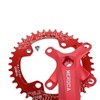 PETCHOR Square Taper Crankset MTB, Mountain Bike Single Speed Crankset,