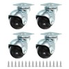 PATIKIL 1.5 Inch Ball Caster Wheels Set of 4, 360°