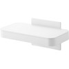 Yamazaki 1919 Magnetic Plastic Bag Holder with Lid, White, W