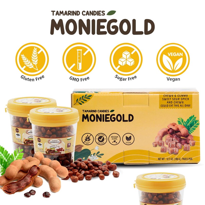 Moniegold Chewy Tamarind Candy - A Symphony of Spicy Sweetness,