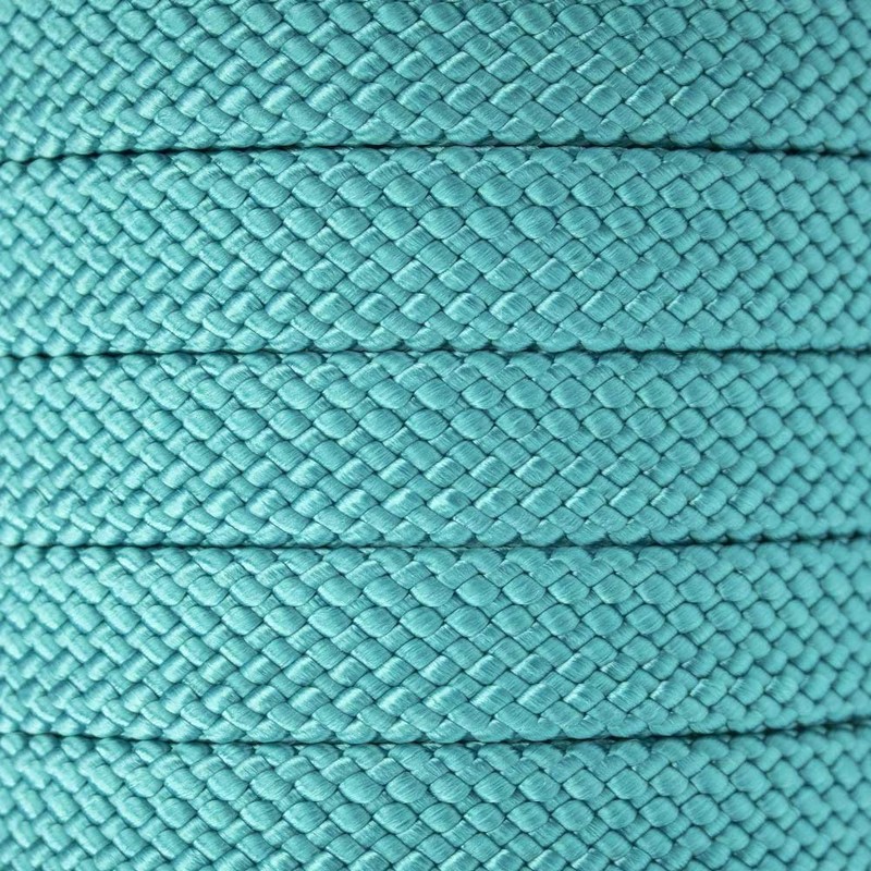 Teal, 10 Feet, 1 Inch PolyPro Rope - Flat Hollow