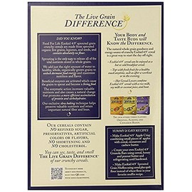 Food For Life Ezekiel 4:9 Organic Sprouted Grain Cereal, Golden Flax, 16-Ounce Boxes (Pack of 3)