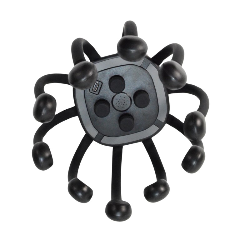 Azpen Black Electric Scalp Massager with Phone Music Connect +