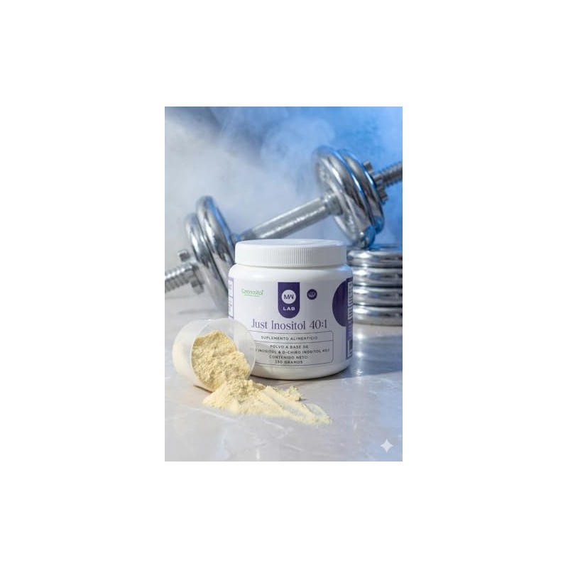 Myo Inositol y D-Chiro Inositol en Polvo, Suplemento 130g