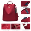 shepretty Women's Anti-Theft Backpack Shoulder Bag School Bag, 3-8864red, Practical,