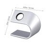 jojofuny U-Shaped Silver Watch Cradle Stand Dock Station Sturdy Holder