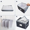 VERONLY Wine Glass Storage Box with Dividers Holds 24 Stemware