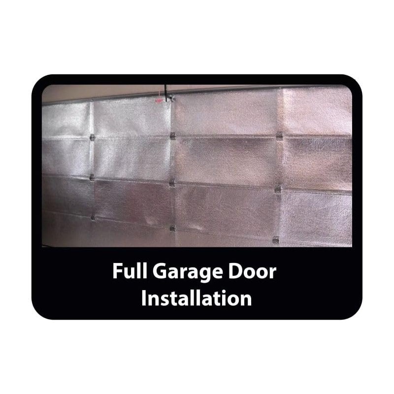 (Combo) 9x7 NASATech Garage Door White Foam Core & Water