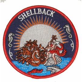 U. S. Navy Shellback Patch Crossing The Line - Veteran Owned Business