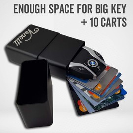 VONETTI Grande - Faraday Box for Car Keys, Car Key Signal Blocker Pouch, Faraday Pouch, RFID Key Pouch, Key Fob Protector