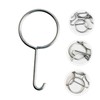 LIFKOME 10pcs Stainless Steel Drain Key Lifting Hooks Ergonomic Shower
