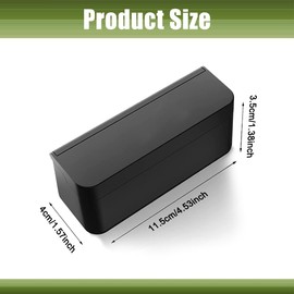 Tecledsn Coin Holder for Car, Portable Mini Change Storage Box, Universal Storage Coin Money Dispenser Compatible with Coins of Different Sizes, Car Interior Coin Organizer Accessories for Most Cars