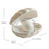 BORDEAG Shell Pearl Night Light, Pearl Night Light, Ceramic Desktop