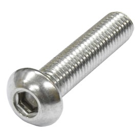 ONOKATSU Stainless Steel Hexagon Socket Button Bolts, M6 Series (M6 x 10, Pack of 46)