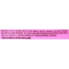 Ice Breakers Ice Cubes Sugar-Free Gum, 40-Piece Bottle Pack, Bubble Breeze (4 Bottles)