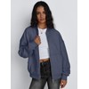 Trendy Queen Womens Zip Up Sweatshirts Jackets Oversized Fall Outfits