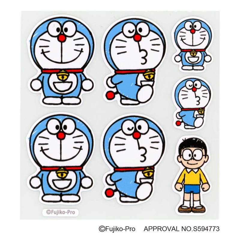 Misasa I'm Doraemon Doraemon Iron-on Patch No.1157 Fujiko Pro Blue